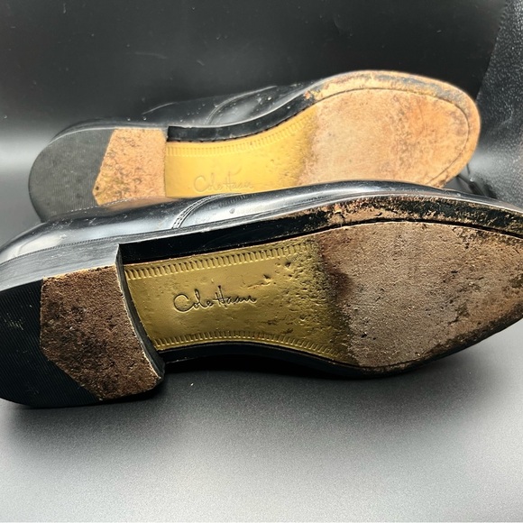 Men’s Cole Haan Black Leather Oxfords 10.5 D - Picture 6 of 6